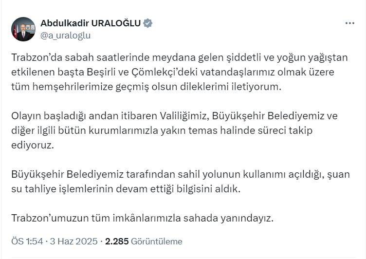 Sel suları Trabzon’u vurdu! Toklu deresi taştı, eski devlet sahil yolu Venedik’e döndü 13